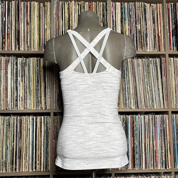 Lululemon Rally Your Heart Tank in Wee Are From Space Nimbus Battleship Size 4 - Picture 7 of 8